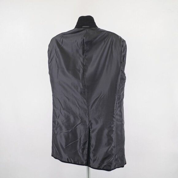 Calvin Klein Wool Cashmere Black 3 Button Overcoat 48R - Picture 12 of 12